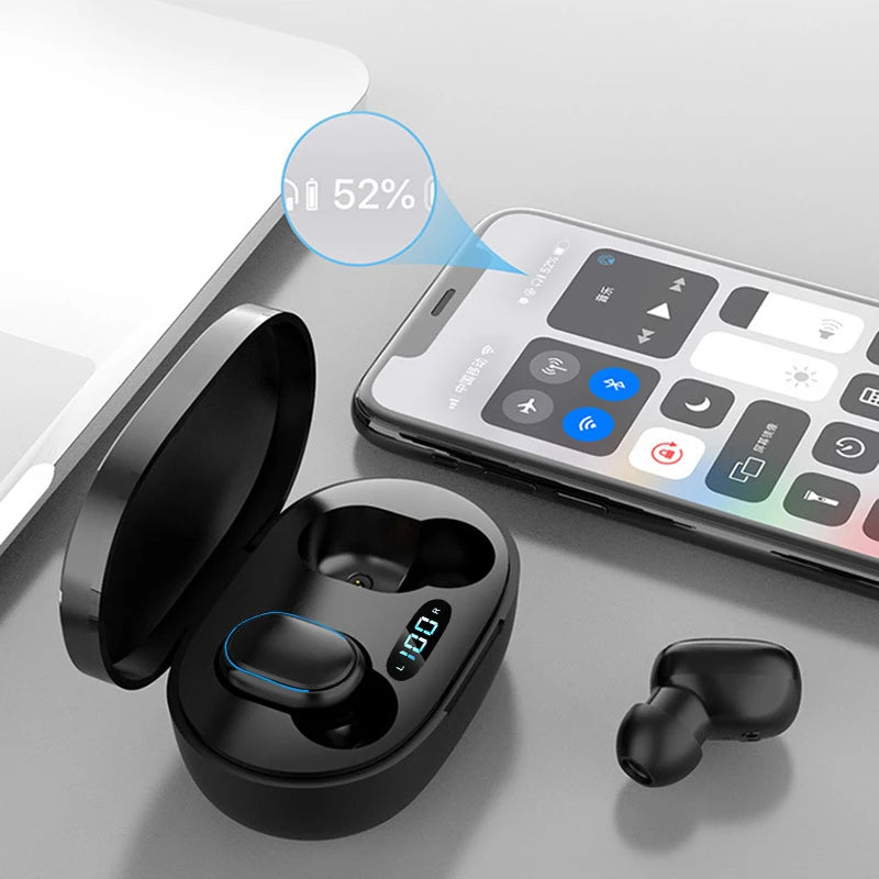 Upgrade Your Audio Experience with E7S TWS Wireless Headphones - IPX5 Waterproof, 4 Hours Music Playback, Bluetooth 5.0