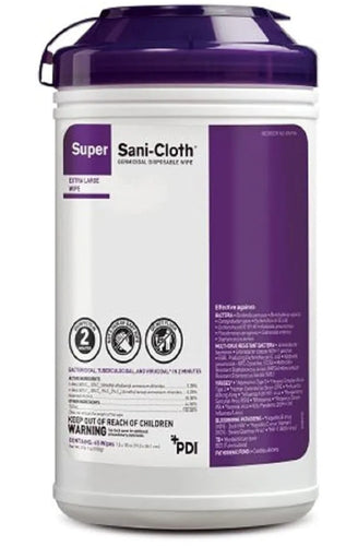 Super Sani-Cloth Wipes XL 7.5