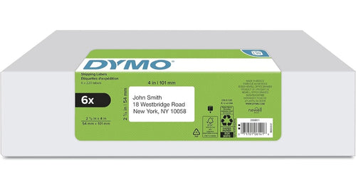 DYMO Authentic LW Standard Shipping Labels for LabelWriter Label Printers, White, 2-1/8